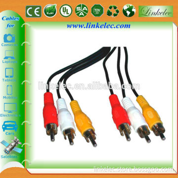 AV cable high speed male to male cable rca